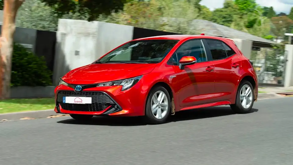 vue extérieure de la toyota corolla