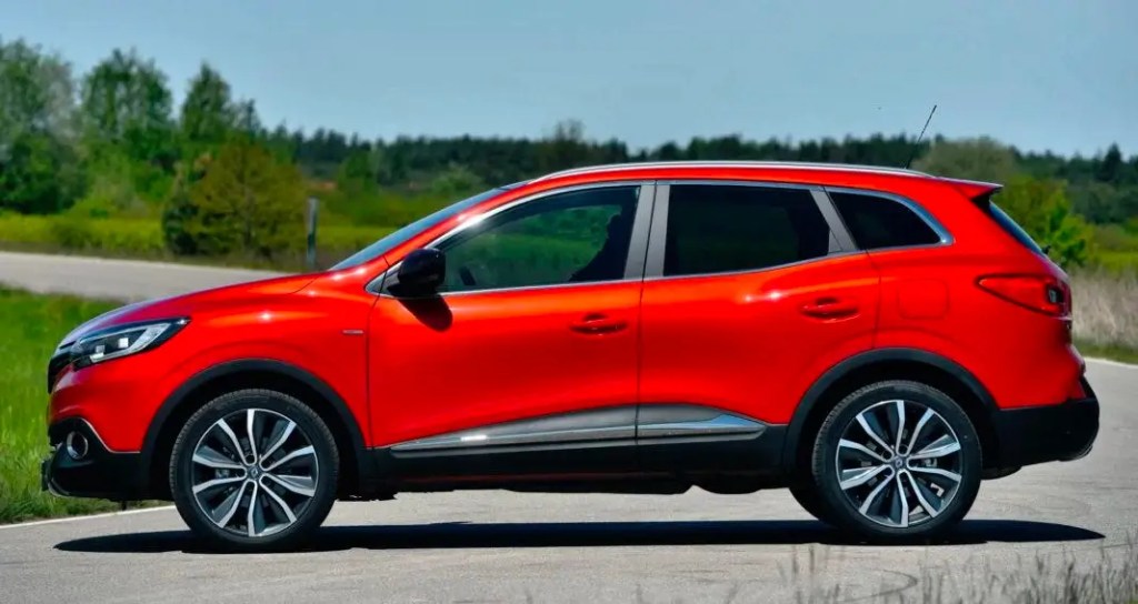vue de profil du renault kadjar