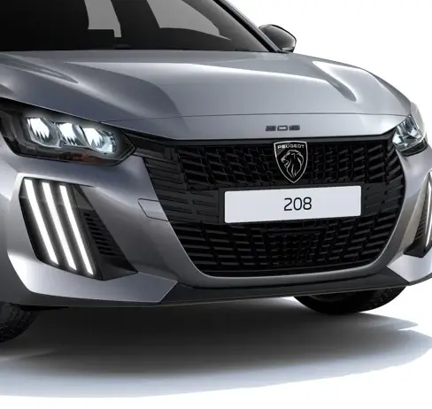 Face avant de la Peugeot 208 finition Active
