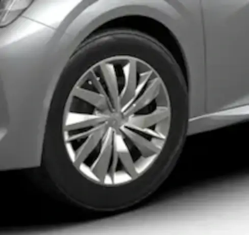 Jantes de la Peugeot 208 finition Like
